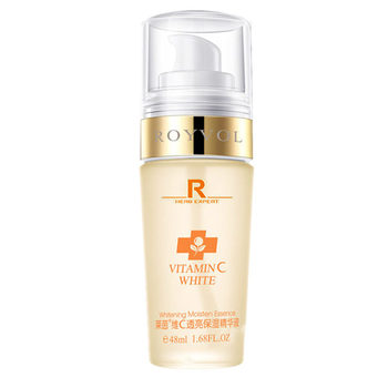 Rhine vitamin C translucent moisturizing essence 48ml ເຮັດໃຫ້ຜິວສົດໃສ, ຊຸ່ມຊື່ນ, ໂປ່ງໃສ, ຍຸດຕິທໍາ, ຜ່ອນຄາຍຜິວຫນັງສໍາລັບແມ່ຍິງ