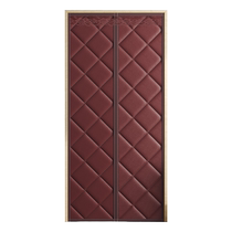 Winter cotton door curtain thickened home windproof and warm magnetic absorbing curtain wind-proof chill-proof and insulated soundproof sealing partition curtain