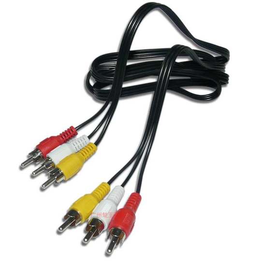 1.5 meters 3 meters three pairs of three av lines 3 TV video