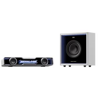 漫步者花再Halo SoundbarMax桌面电脑蓝牙音响台式电竞游戏音箱
