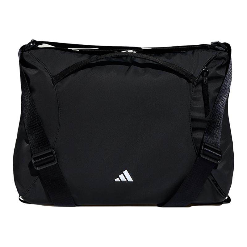 Jinlang adidas Adidas new crossbody bag men's and women's sports casual black backpack KU1535