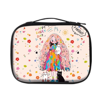 Graffiti Girl Tablet Storage Bag Girls Suitable for iPad10 Apple Mini6 Protective Bag Air5 Huawei Matepad 11-inch Protective Cover Xiaomi Tablet 6pro Carrying Hand