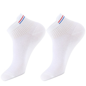 Langsha summer socks men's summer sports pure cotton deodorant mid-calf cotton socks men's earthy breathable socks ຖົງຕີນຜູ້ຊາຍບາງໆ