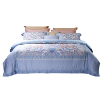 Fuanna Home Textiles 100-count Lyocell Tencel four-piece set cool bed sheet quilt cover bedding new spring and summer products