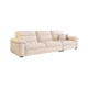 Removable chenille velvet linen cloud fabric sofa