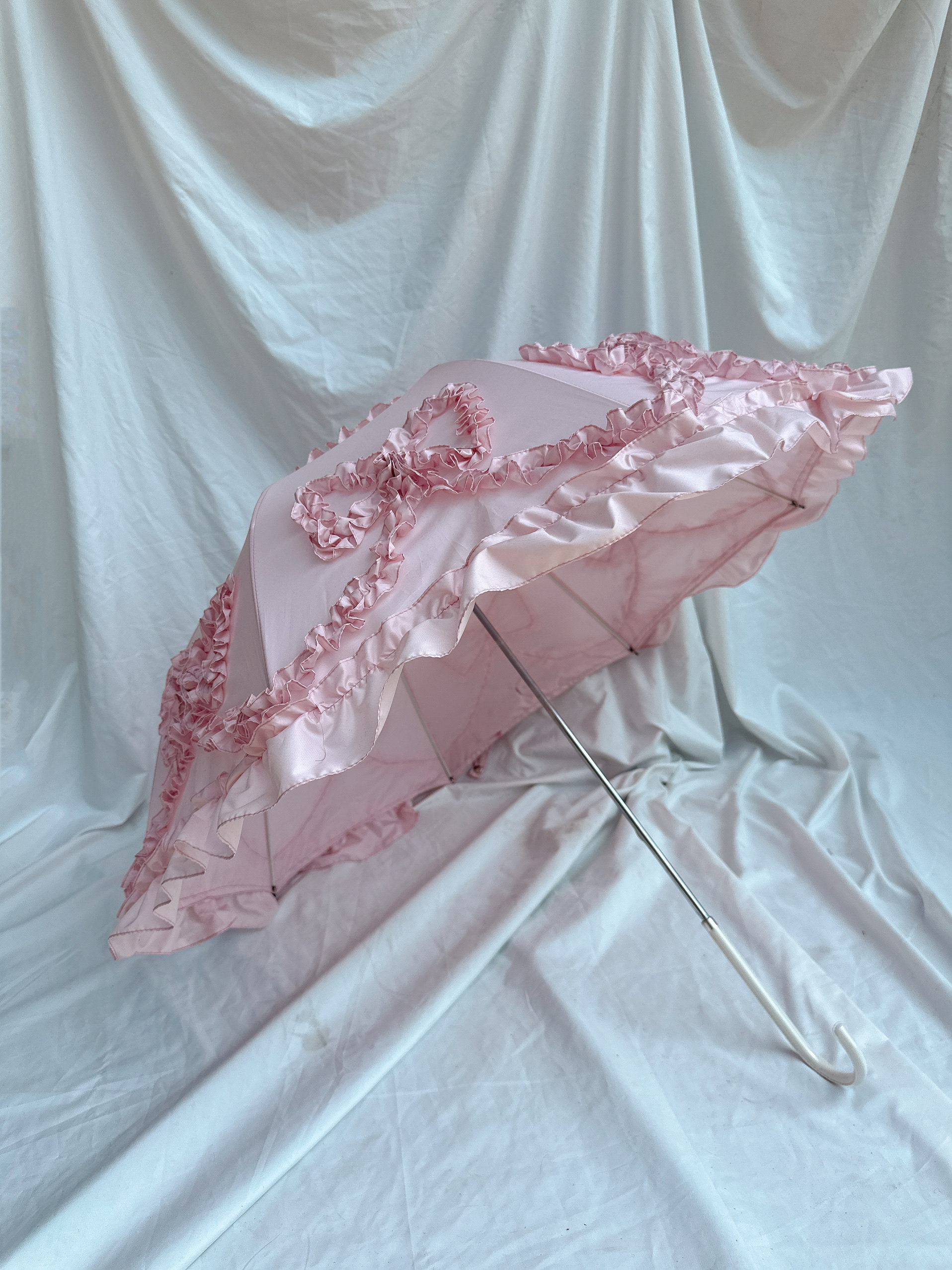 Sweet bow-adorned CL-style birdcage umbrella, Lolita umbrella, original girly princess umbrella