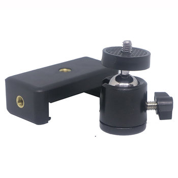 Rotating clip multi-functional top shot mobile phone live broadcast stand