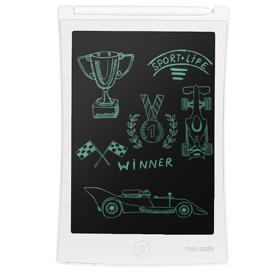 得力液晶手写板宝宝涂鸦儿童礼物家用小黑板写字板可消除画板