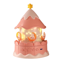 Music box music box childrens birthday gift fantasy crystal ball girls little girls starry sky projection lamp