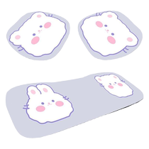 Cartoon car seat cushion universal for all seasons fully surrounded by driver and passenger car universal non-slip breathable seat cushion washable