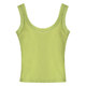 Square collar I-shaped vest with chest pad inner strap
