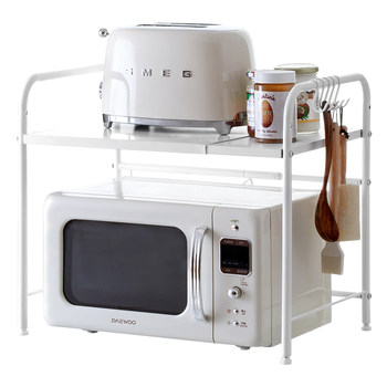 Lazy corner microwave oven rack