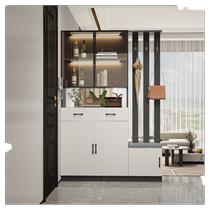 Signmaker entrance cabinet partition cabinet entry door side cabinet living room light luxury screen simple corner shoe cabinet wine cabinet integrated