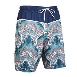 Decathlon swim trunks ຫາດຊາຍຂອງຜູ້ຊາຍ trunks ລອຍນ້ໍາຕ້ານການອິດເມື່ອຍການພິມອົບອຸ່ນໃຫມ່ສາມາດເຂົ້າໄປໃນນ້ໍາ seaside ມຸມແປ IVU2