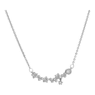 Light luxury ins niche design colorful love clavicle chain