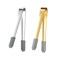 Thickened stainless steel clip ice cube clip rock sugar clip lemon clip non-slip home kitchen multifunctional food clip 2018