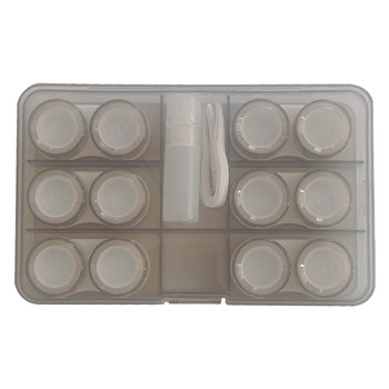 Frosty texture color six-pair contact lens box