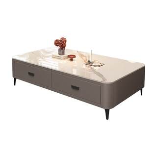 Sanmeng slate coffee table for living room, light luxury and high-end for home use