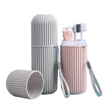 Portable creative travel and travel toilet cup storage box