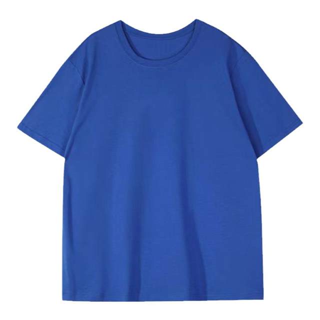 New short-sleeved Korean regular shoulder pure cotton top