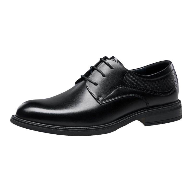 Kangnai business deep-mouth single shoes genuine leather derby shoes