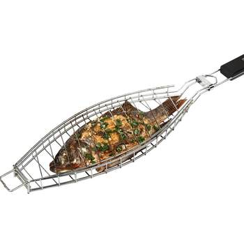 Fish type grilled fish food grade clips forest people