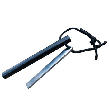 Waterproof wilderness survival equipment flint and steel