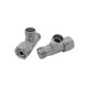 Right end inner wire tee joint hydraulic inner and outer wire squeezing