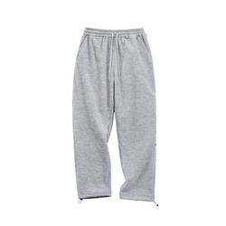 Madden Workwear American Casual High-End Fleece Sweatpants, Thickened and Lined, Straight-Leg Jogger Pants for Men, Autumn and Winter