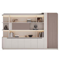 Office file cabinet information cabinet boss room background cabinet modern minimalist office file information cabinet bookcase