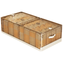 Under-bed storage box household flat pull-out drawer-type clothes quilt plastic organizer under-bed storage box storage box