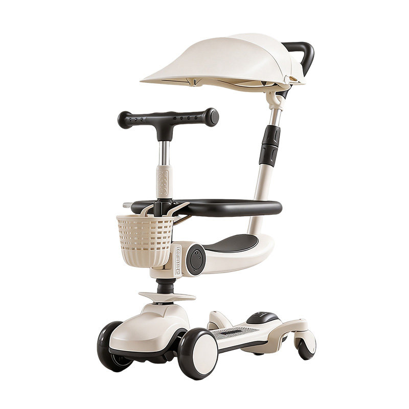 Children's scooter baby can sit on baby stroller