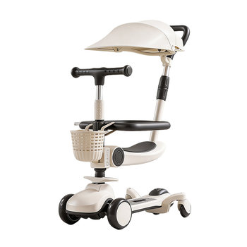 Children's scooter baby can sit on baby stroller