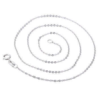 18k gold necklace women's pin type adjustable beaded universal chain gold-plated chain o-shaped chain au750 fine k gold chain