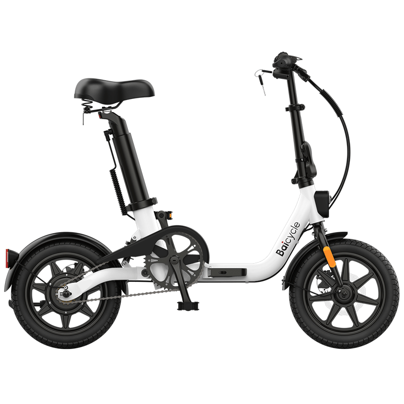 Baicycle小白折疊電動自行車新國標可上牌禧瑪諾6速變速電動車-Taobao-Tmall