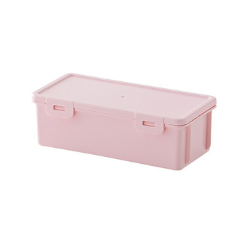Wen xin shi nian desktop storage box mini small bathroom storage box square plastic box miscellaneous organizing box