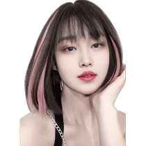 Hanging Ear Dyeing hair Dyeing Wig piece Lady No Intranet Slice of color Colored Hair Piece Invisible for the Imitation Wig piece