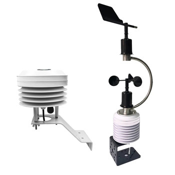 Louver box lighting carbon dioxide atmospheric temperature humidity noise dust pm2.5/10 dust weather station sensor