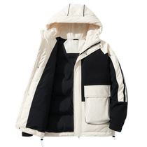 Tooling duck down down jacket for mens winter 2023 new gush thickened with light and warm teen submachine coat