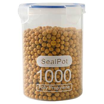 Plastic sealed jar storage food grade transparent jar kitchen