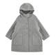 Youyou Boys 2025 New Wool Hooded Mid-Length Double-sided Wool Coat Winter Fashion Windproof Warm Jacket