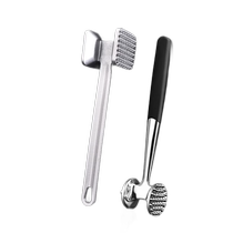 Steak special hammer stainless steel home kitchen meat loosening hammer tender meat hammer tendon breaker tool steak hammer 1102
