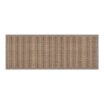 Kitchen special floor mats household waterproof and oil-proof floor mats retro simple dirty-resistant anti-slip carpet wipeable no-wash mats