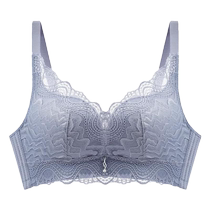 猫人内衣女小胸聚拢收副乳防下垂无钢圈美背夏季女薄款蕾丝文胸罩