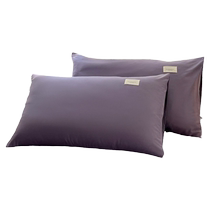 Muji 100% cotton summer solid color pillow set pair 48cmx74cm household pillow core liner pillow case
