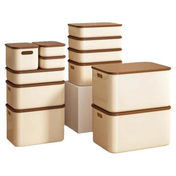 Storage box desktop organization living room snacks toys storage basket kitchen miscellaneous basket rectangular storage box with lid