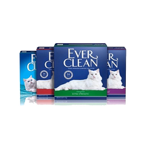 (self-employed) EverClean platinum drill cat sand 25 lbs bentonite active carbon cat sand dust-free deodorant gold standard