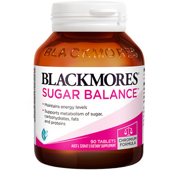 BLACKMORES Blood Sugar Balance Tablets 90 ເມັດ ມີວິຕາມິນ ແລະ ແຮ່ທາດ ຜະລິດຕະພັນດູແລສຸຂະພາບຂອງອົດສະຕາລີແທ້