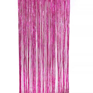 Tassel Rain Silk Curtain Golden Silver First Year Banquet Decoration