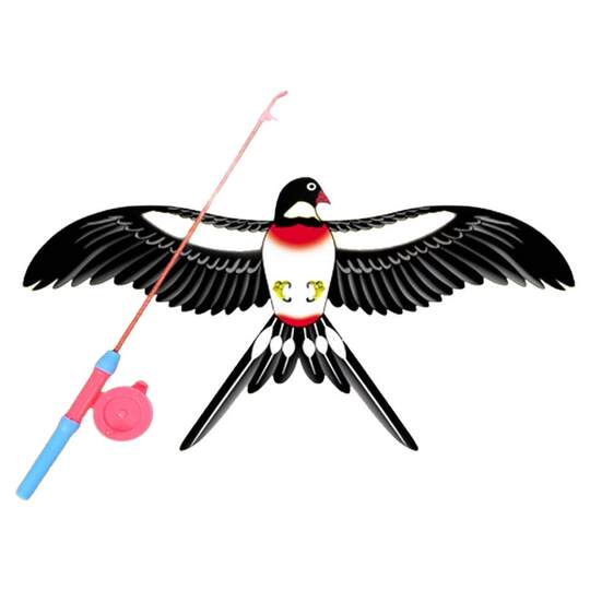 钓鱼竿小风筝微风易飞儿童小号手持2025新款动态专用迷你卡通燕子
